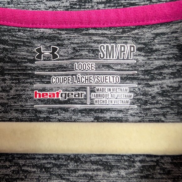 Under Armour heatgear Womens Pullover Jacket 1/4 Zip Lightweight Loose Fit EUC - Picture 3 of 5